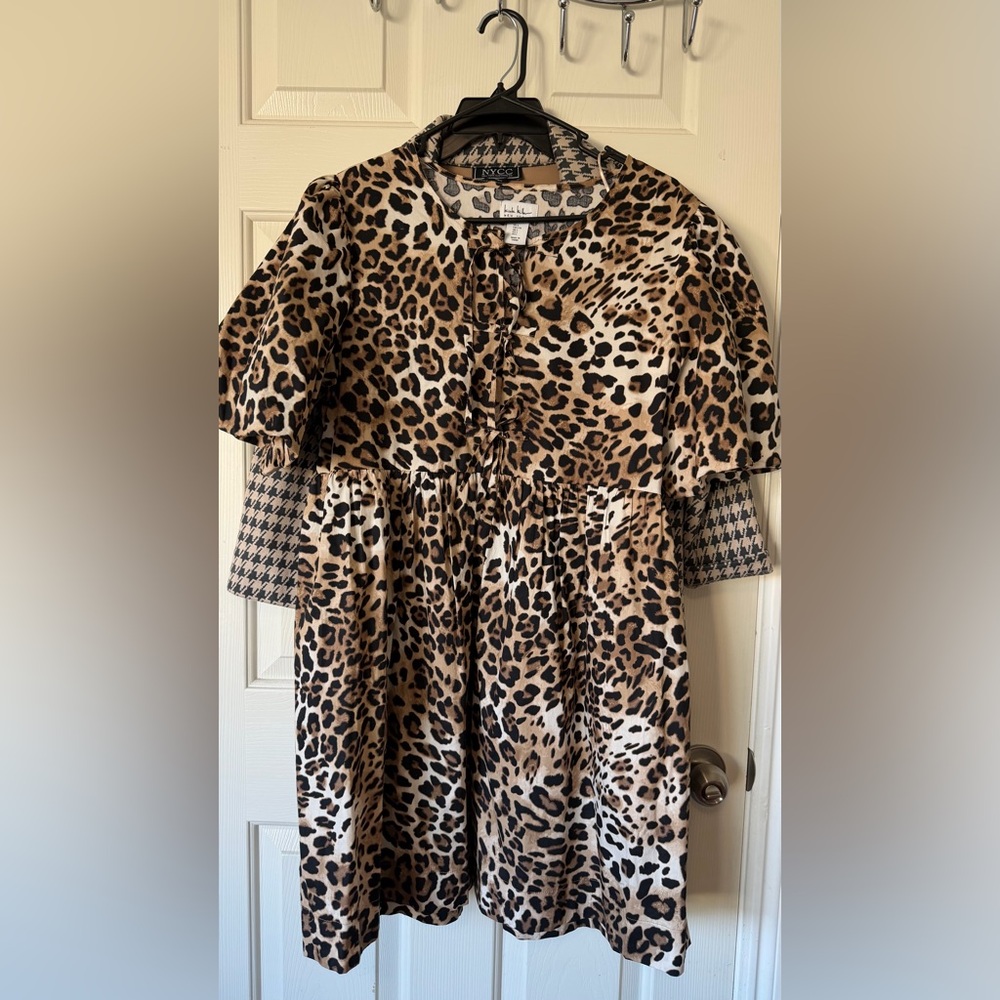 Nicole Miller Leopard Print Dress